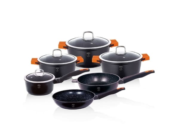 Berlinger Haus Granit Diamond pot set 10 pieces (BH/1111)