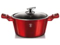 Miniatyrbilde 3 av 3: GRANITE POT 20cm BERLINGER HAUS Red METALLIC LINE BH-1256
