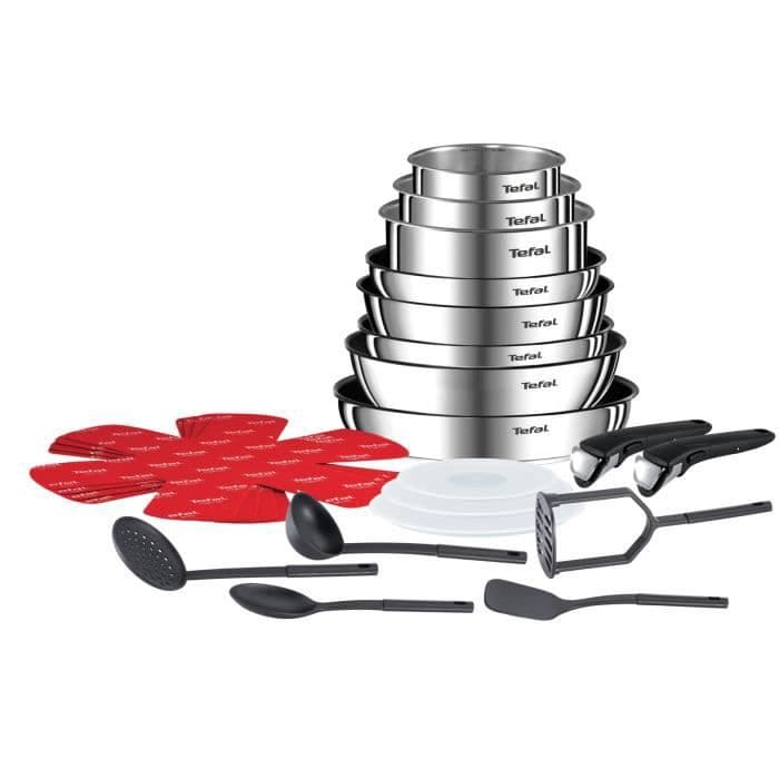 TEFAL INGENIO EMOTION L925SM14 22-delt køkkengrej - Alle kogeplader inklusive induktion
