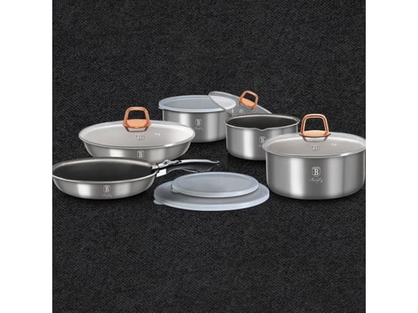 Berlinger Haus BH/6102, Mixed set, Grå, Rosa, Aluminium, Marmor, Sort, Plast