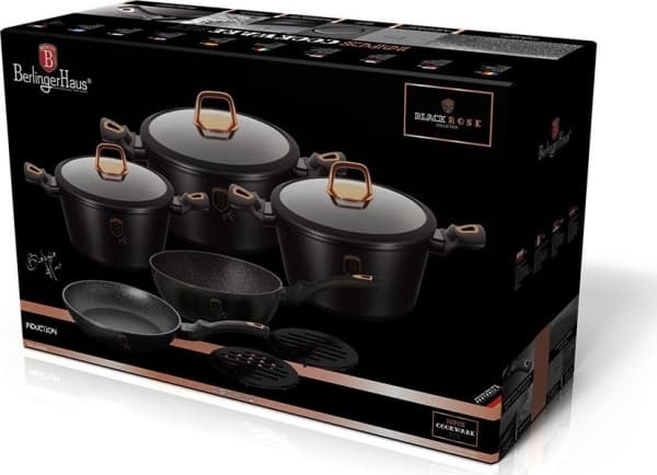 Berlinger Haus Black Rose potter 10 stk (BH-1645)