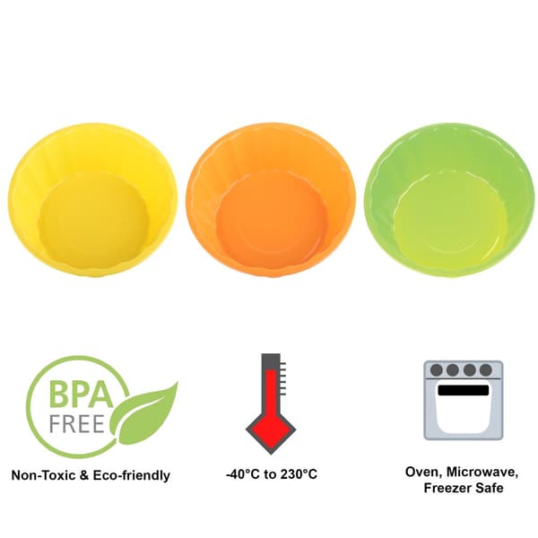 Euro Lady EL-SCM2: Round Silicone Bakeware Green