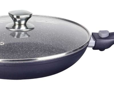 Marmori päällystetty pannulla irrotettava kahva 28 cm