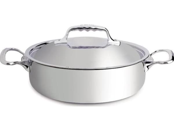 de Buyer AFFINITY - Sauteringspanne med dekke - 24 cm - 3 L
