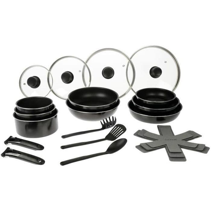 Sitram 713871 - Batteri 20 stykker aftagelig aluminiumsinduktion