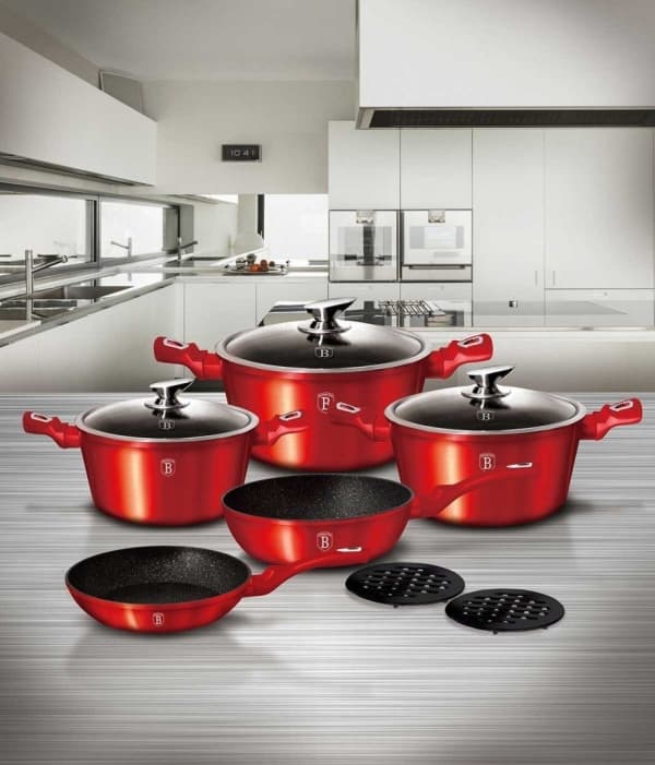 Berlinger Haus potter METALLIC BURGUNDY [BH-6162]