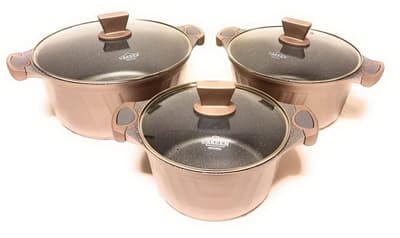 Vakeen Granit Grydesæt 24/28 / 32cm induktion