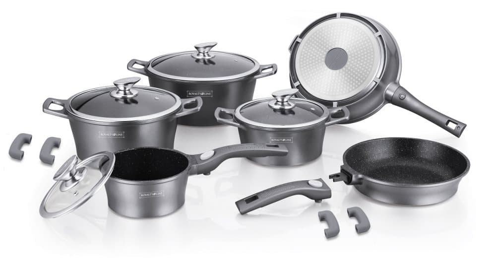 Royalty Line Marmorbeläggning köksset 14st Silver