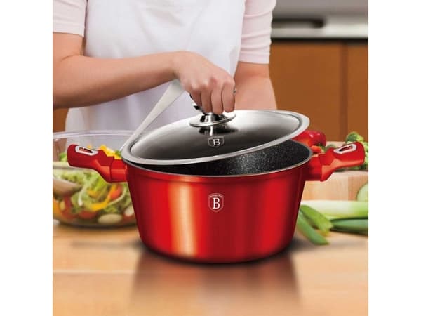 Berlinger Haus GARNEK GRANITOWY 30cm BERLINGER HAUS BH-6192 BURGUNDY