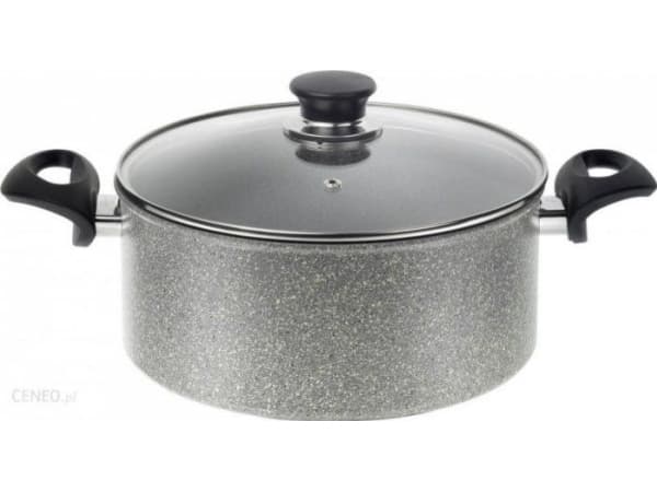 Ballarini BALLARINI Ferrara gryte med 2 håndtak og lokk, granitt, 24 cm FERG25D.24D