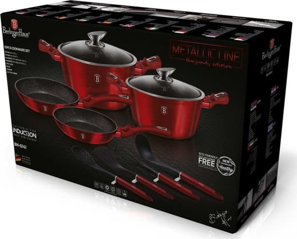Berlinger Haus Lumarko Set of Pots With Accessories Berlinger Haus Bh-6141!