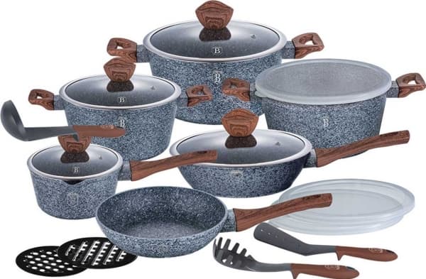 Berlinger Haus Lumarko 18 Piece Cookware Set. Berlinger Haus Bh-6198 Forest Line