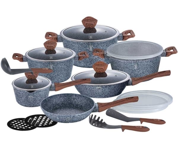 Berlinger Haus Lumarko 18 Piece Cookware Set. Berlinger Haus Bh-6198 Forest Line
