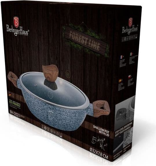 Berlinger Haus Berlinger Haus Stekepanne med lokk 32 cm BH/1202