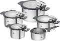 Pikkukuva 1 / 5: ZWILLING SIMPLIFY 66870-005-0 Ruukkusarja Ruostumatonta terästä 5 kpl Hopea Musta