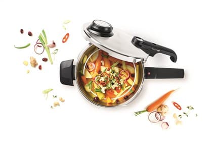 Fissler Vitavit Premium, 6 l, Keramiska, gas, Induktion, Rostfritt stål, 22 cm, Rostfritt stål, Löstagbar