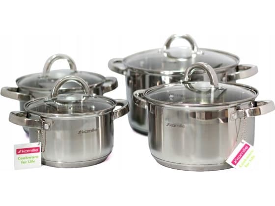 Kamille Sett med potter 8 stk. (KM-5636S)