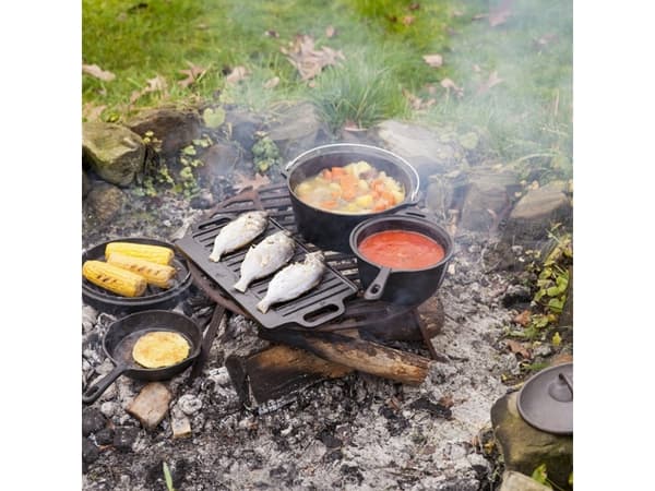Esschert Design FF240, Frying set, Sort, Støpejern, Stål, 11,8 kg, 13 kg, 7 stykker