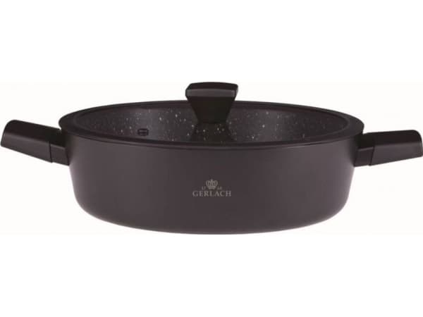 Affek Design GRANITEX Aluminiumsgryte 24cm med Ilag belegg med lokk 4,4L 340R