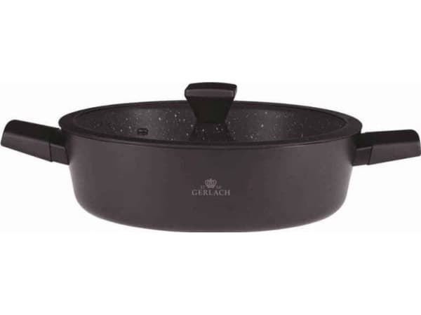 Affek Design GRANITEX Aluminiumsgryte 24cm med Ilag belegg med lokk 4,4L 340R