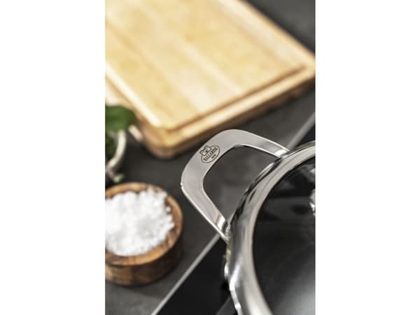 BALLARINI 75002-828-0, 1,4 l, Rund, Grå, Aluminium, Titan, Rustfritt stål