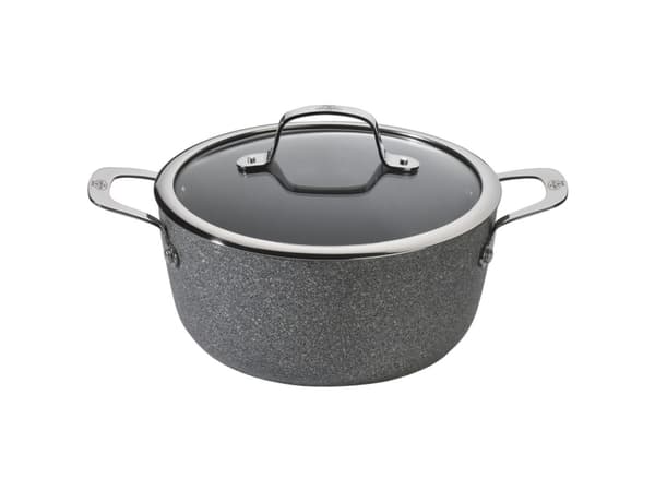 BALLARINI 75002-828-0, 1,4 l, Rund, Grå, Aluminium, Titan, Rustfritt stål