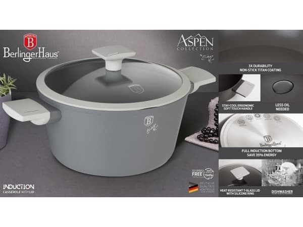 Berlinger House RUUKKU TITANIUM 24cm BERLINGER HAUS BH-7067 ASPEN