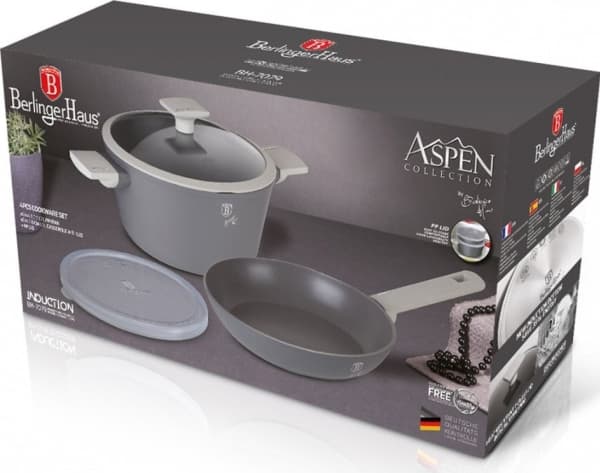 Frying pan Berlinger Haus POT AND PAN TITANIUM BERLINGER HAUS BH-7079 ASPEN