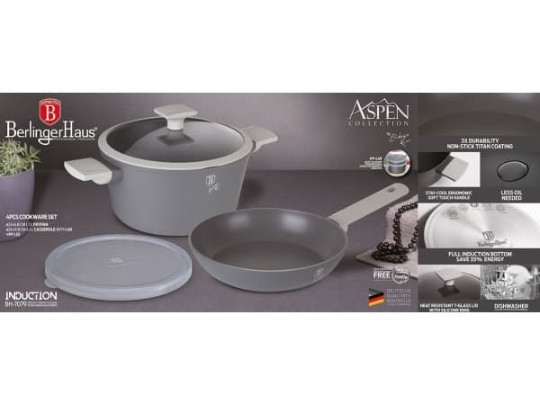 Frying pan Berlinger Haus POT AND PAN TITANIUM BERLINGER HAUS BH-7079 ASPEN