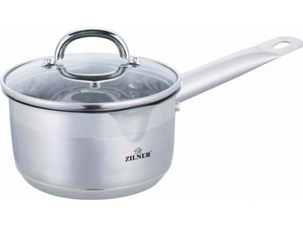 Zilner kastrull i rostfritt stål 1,0L / 14CM med pip ZILNER ZL-6112