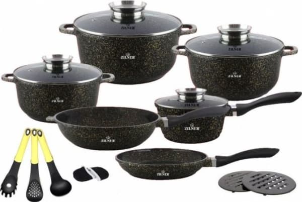 Keramisk kruka i marmor från Zilner (ZL-7215)
