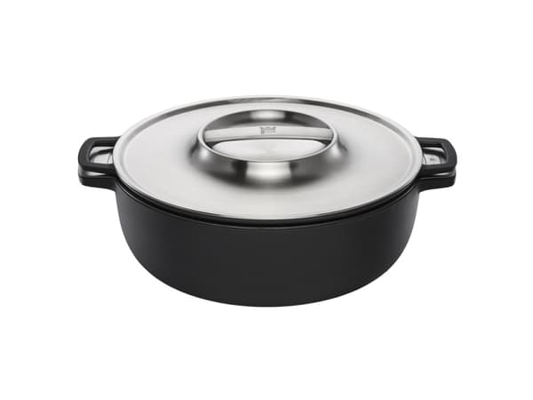 Fiskars Norden Grill Chef gjutjärnsgrillpanna i gjutjärn, 6,5 L