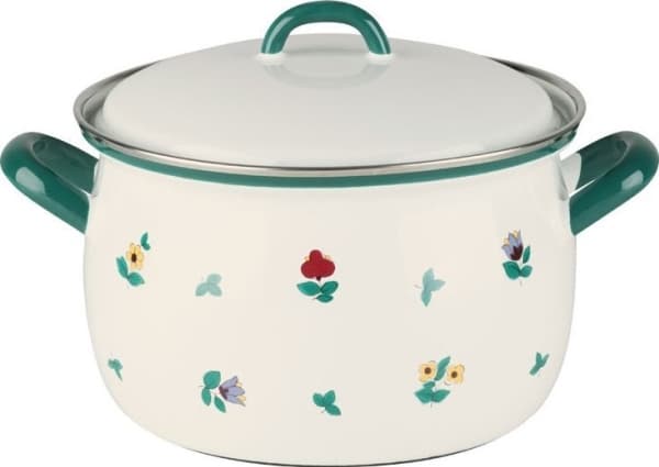 Riess RIESS - Garnek wysoki 1,5l 16cm GMUNDNER spridda blommor