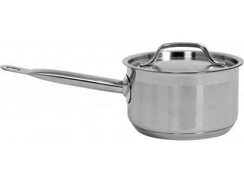 Yato kastrull i rostfritt stål med lock 16X9,5CM 1,9L.