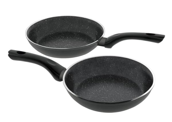 JATA SF12024 FUJI, Stekesett, Sort, Aluminium, Sort, Keramisk, Gass, Halogen, Induksjon, Forseglet Plate, 20 cm