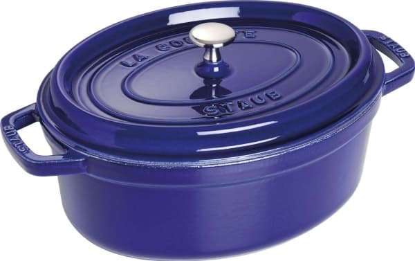 STAUB - Cocotte med dekke - 29 x 15 cm - 4.25 L - oval - dark-blue