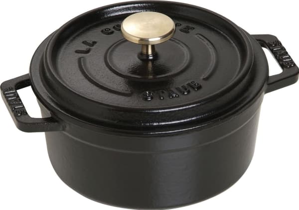 STAUB - Cocotte kannella - 12 cm - 400 ml - pyöreä - musta