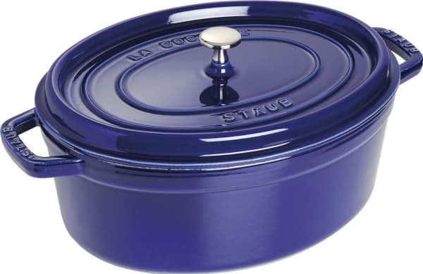 STAUB - Kokotti kannella - 31 cm - 5,5 L - soikea - tummansininen - tummansininen