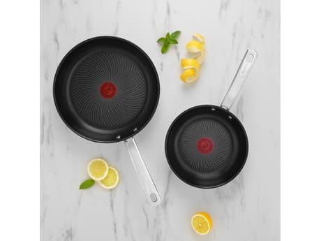 Tefal Intuition B817S255, Stekesett, Rustfritt stål, Rustfritt stål, Titan, 250 °C, Thermosignal