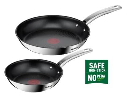 Tefal Intuition B817S255, Stekesett, Rustfritt stål, Rustfritt stål, Titan, 250 °C, Thermosignal