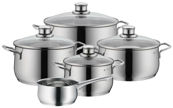 WMF Diadem Plus 0733556040, Grytset, Rostfritt stål, Rostfritt stål, Rostfritt stål, Rostfritt stål, Rostfritt stål