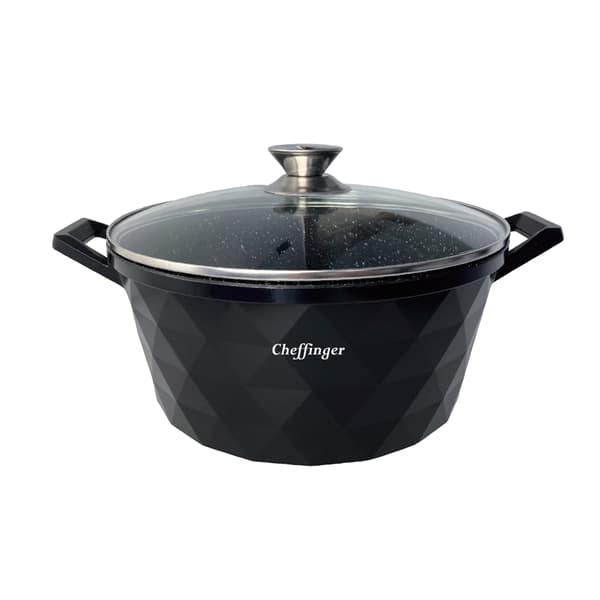 Kasserolle med glasslokk - 24 cm