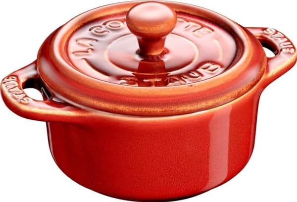 Staub mini cocotte okrągły 200 ml, kasztanowy