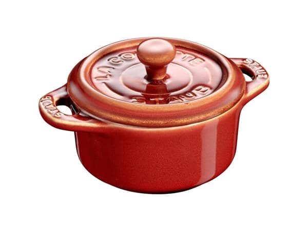 Staub mini cocotte okrągły 200 ml, kasztanowy