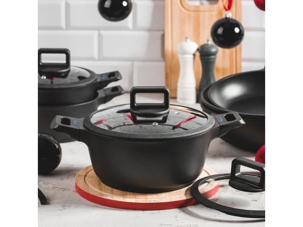 Dajar Ambition Pot med temperaturindikator og Ultimo deksel 18 cm AMBITION