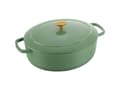Miniatyrbilde 1 av 2: Ballarini Bellamonte Oval støpejernsgryte - 4,5 ltr, Grønn