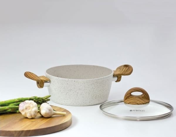 Dajar Ambition gryte med lokk Nature 24 cm (34145)