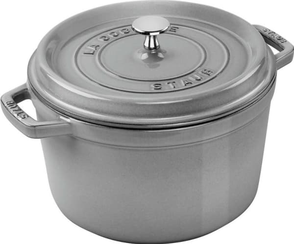 STAUB LA COCOTTE Gryte żeliwny rund høy 4,8 ltr, grafitt