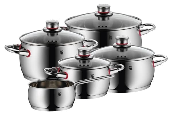 WMF Quality One 07.7455.6380, Kokesett, Rustfritt stål, Rustfritt stål, Rustfritt stål, Rustfritt stål, Rustfritt stål