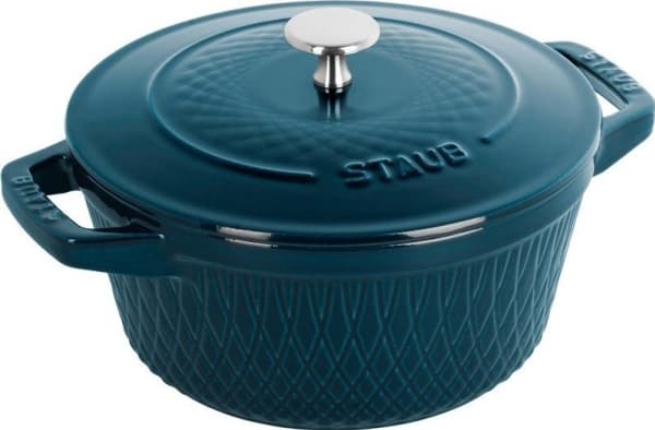 Staub rund gjutjärnsgryta - 2,3 ltr, marin